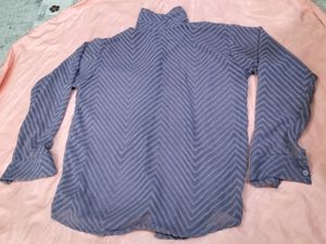 Mango Brand Purple Shirt For Female