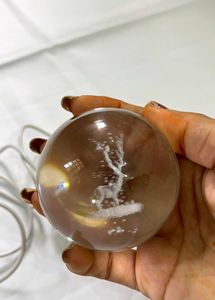 Crystal Ball Deer Night Light