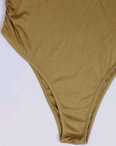 Shein Asymmetrical Neck Cut-Out Bodysuit