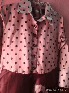 Combo Offer Satin Umbrella Full Film Frock For Girl Kids And One Other