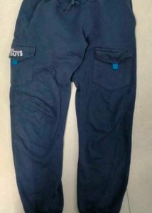 Boys Blue Cargo Pants