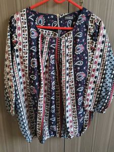 Boho Print Blouse