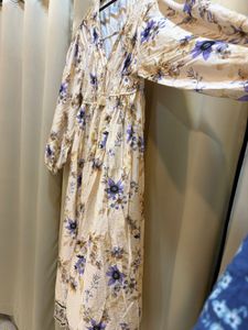 Bohemian Floral Print Maxi Dress