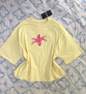 Shein Yellow Floral Tee