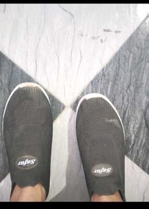 Stylish Gray Slip-On Sneakers