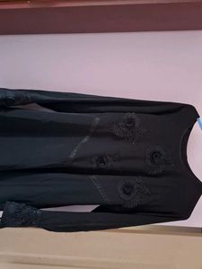Elegant Black Abaya Gown