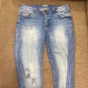 Ripped Wash Jeans