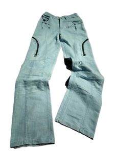 RARE Y2K WHISKERED STRAIGHT FIT JEA