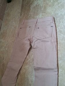 Ripped Pink Jeans