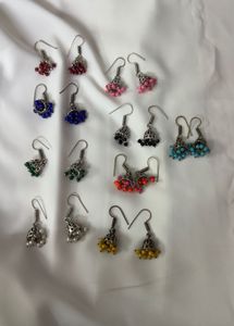 Vibrant Colourful Jhumkas