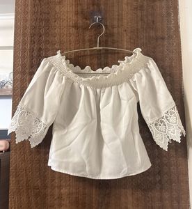 Chic White Off-Shoulder Lace Top