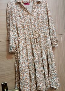 Floral Print Midi Dress