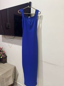 Elegant Royal Blue Maxi Dress