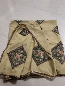 Embroidered Dupatta (gota and mirror)