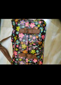 Floral Messenger Bag