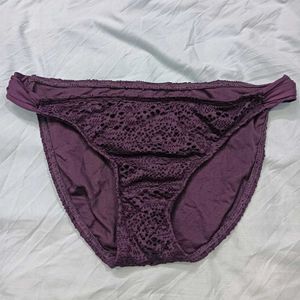 🤎 Purple Crochet Bikini Bottom