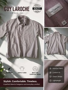 Guy Laroche Paris Stripped Boxy fit shirt for men