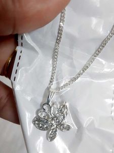 Sparkling Butterfly Pendant Necklace