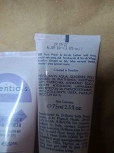 Oriflame Essentials Calming Face Wash &amp; Scrub (5 T