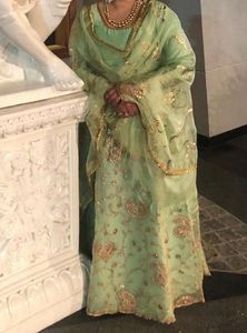 Beautiful Green Embroidered Lehenga