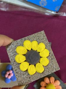 Clay Flower Tiles