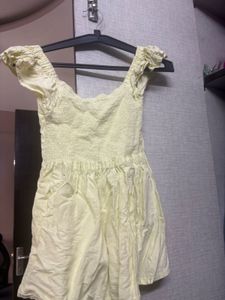 Off-Shoulder Ruffle Detail Dress