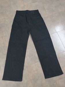 Classic Black Wide Leg Jeans