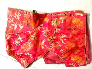 Vibrant Floral Brocade Blouse