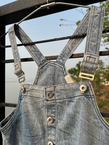 Girls Jeans Pinafore