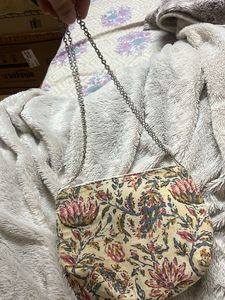 Boho Floral Print Clutch Bag