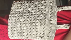Boho Crochet Zipper Pouch