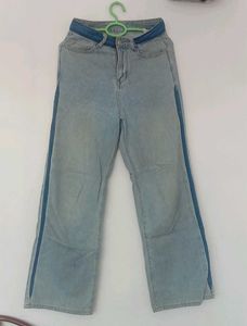 Light Wash Wide Leg Jeans