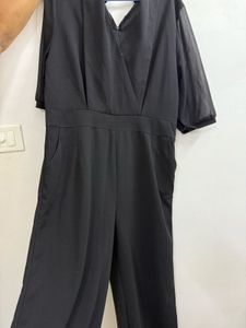 Black Wrap Jumpsuit