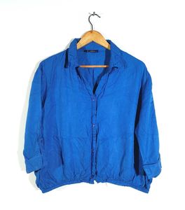 Oxolloxo Branded Blue Top For Women's XL