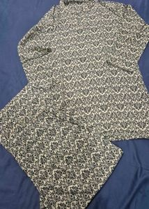 Stylish Printed Kurta Set / cord se
