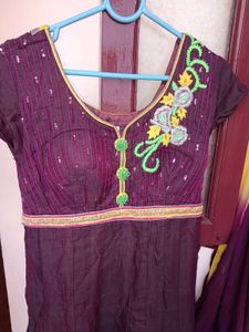 Beautiful Anarkali Kurta Set with Dupatta