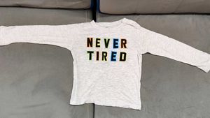Full Sleeves White Tshirt cotton