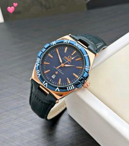 Elegant Omega Constellation Rose Gold Watch with G