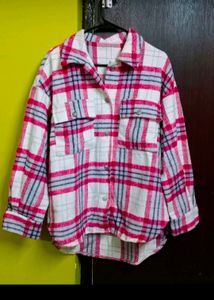 Pinterest Inspired Savana Plaid Jacket Women's Coat Autumn Winter Retro Pocket Oversized