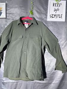 Men's Olive Green Casual Adcenture shirt