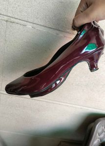 CHERRY RED MARYJANE FLAT HEEL