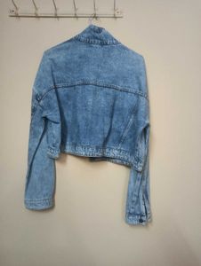 Stylish Cropped Denim Jacket