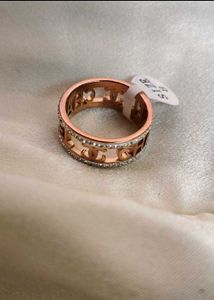 Rose Golden Tone Fashion Ring