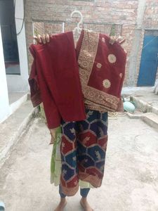 Beautiful Maroon Kurta Set with Trousers