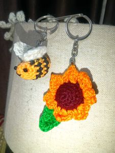 Combo Of Crochet Keyring