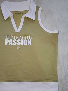 Studiofit Olive Green Sleeveless Crop Top | Size S