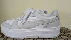 Puma White Platform Sneakers