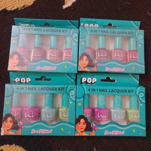 Sugar Pop 4 in 1 Nail Lacquer Kit 💅🏻