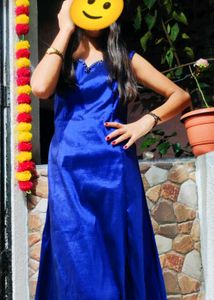 Elegant Blue Ethnic Gown