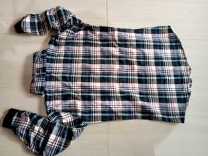 Wide Jeans pant with Shirt